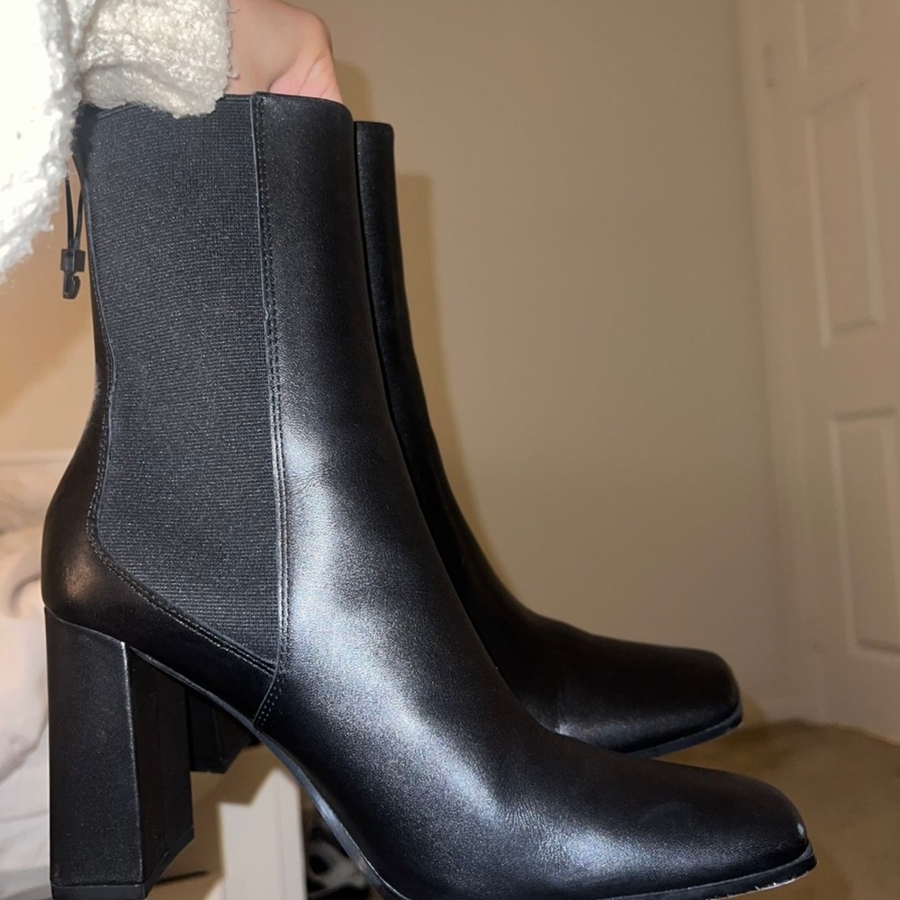 Black Zara heeled Boots